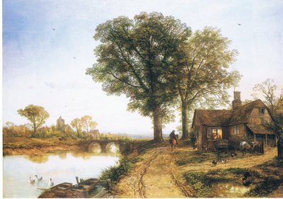 The Village Smithy by Thomas Creswick
